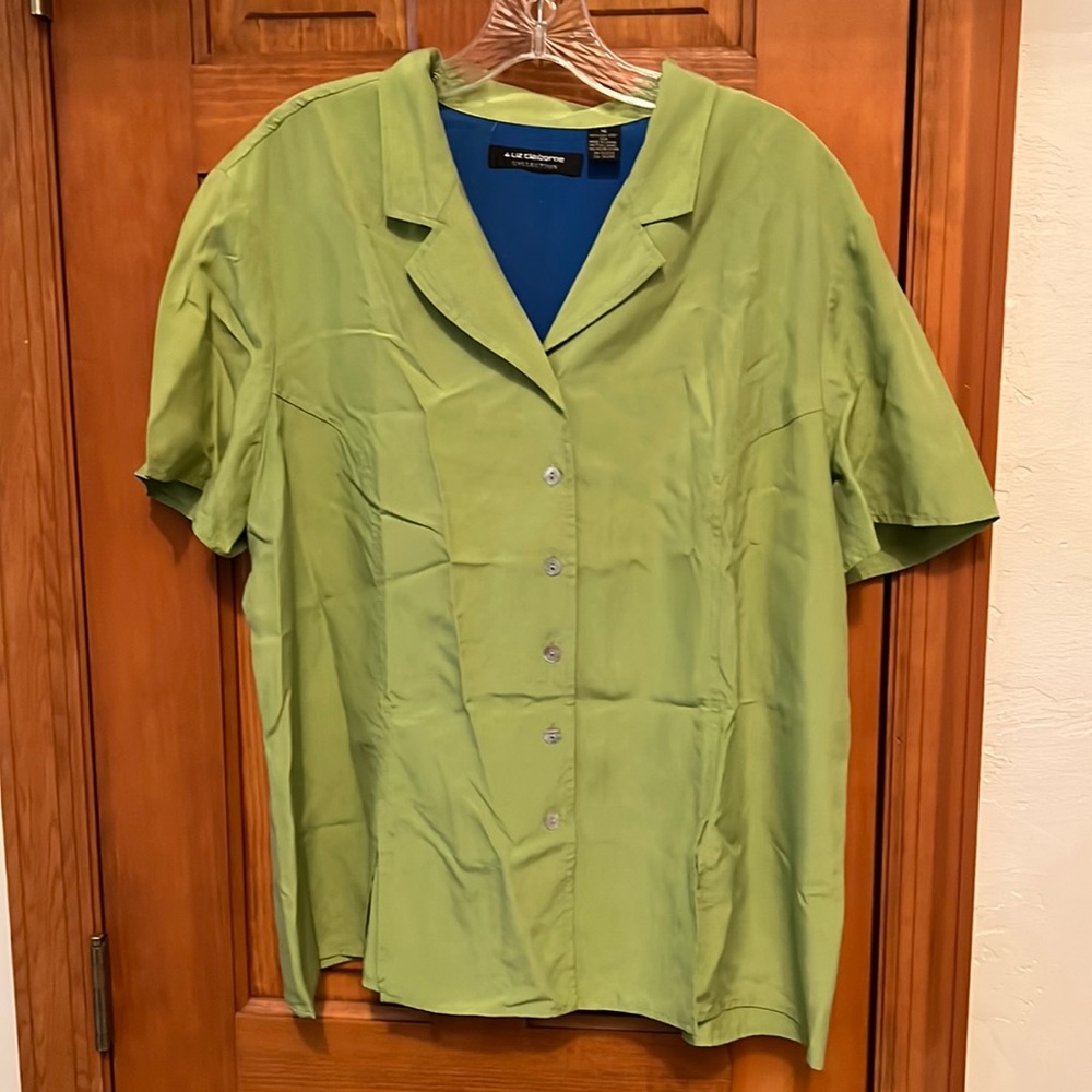 Liz Claiborne Green Blouse